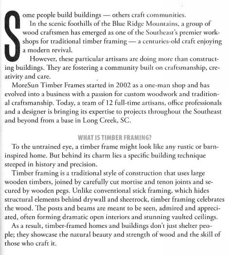 Lake Living article