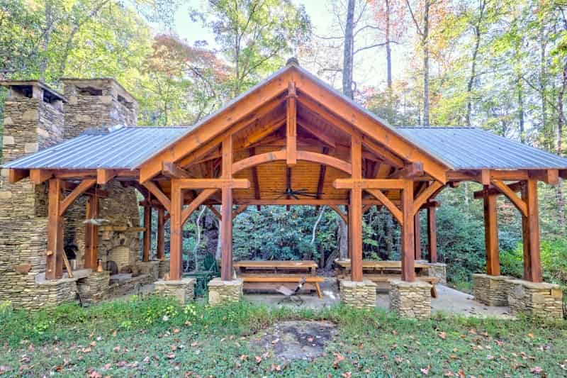 creekside pavilion finished