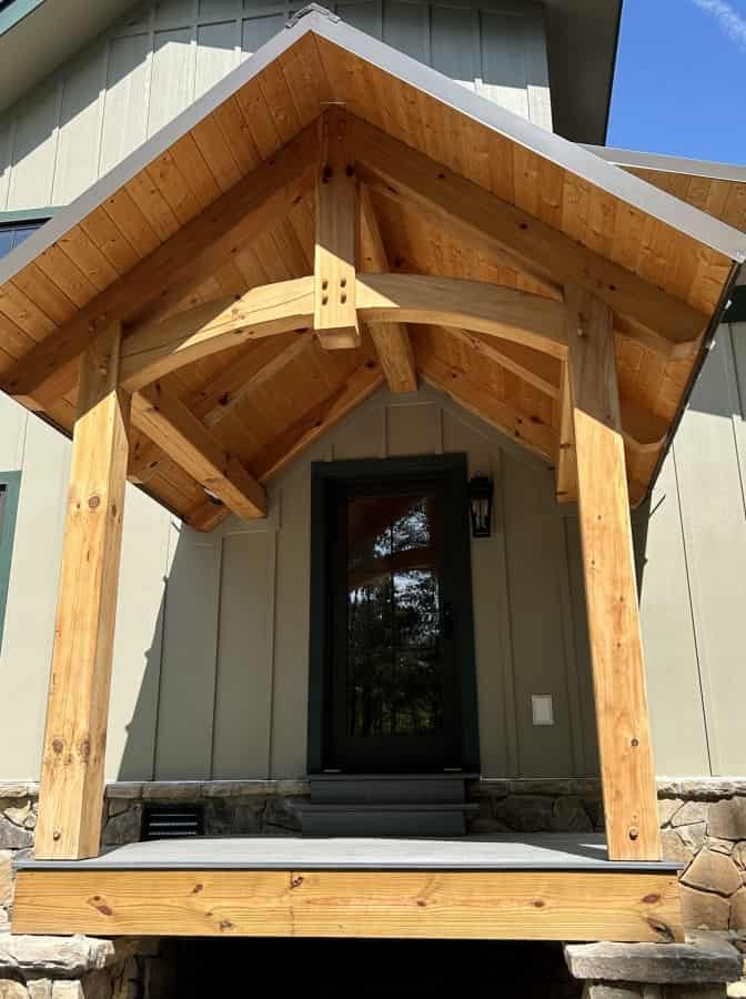 side covered porch