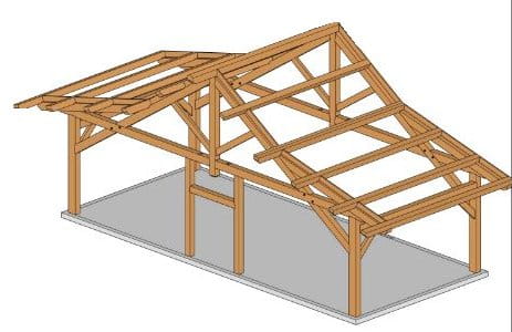 18x40 timber frame