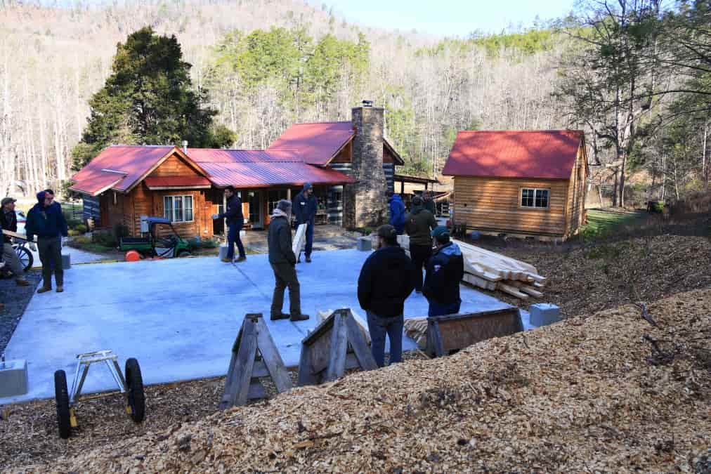 slab ready for frame