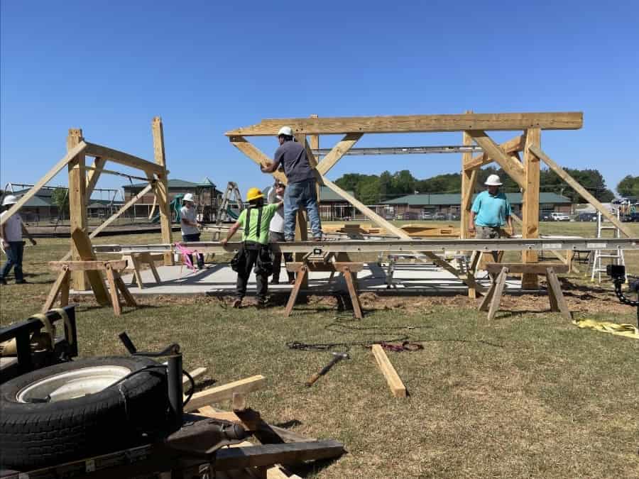 Raising the frame