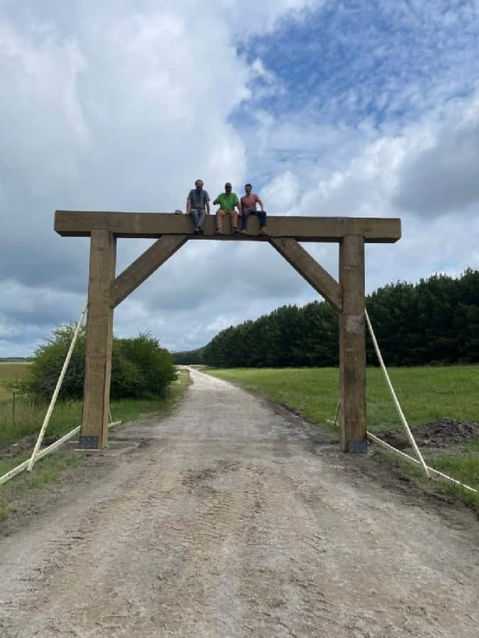 new entrance gate
